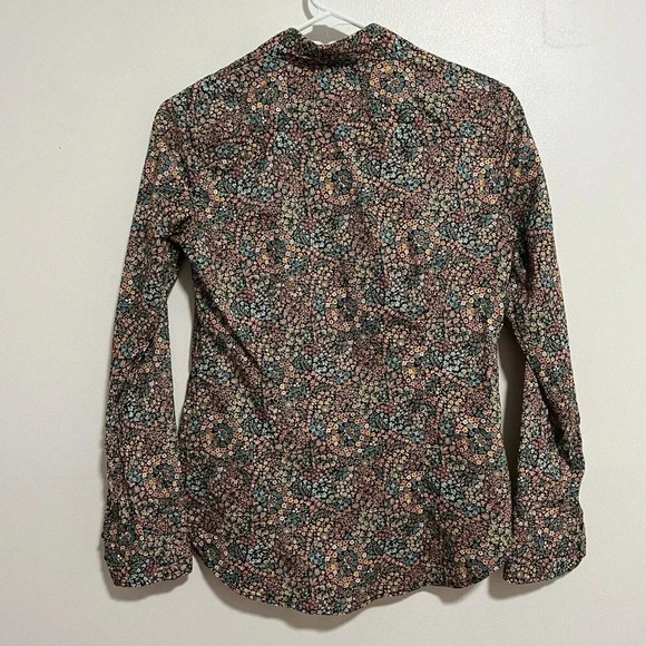 J. Crew x Liberty Fabrics Floral Button Down Blouse Size 0‎ - Picture 3 of 5
